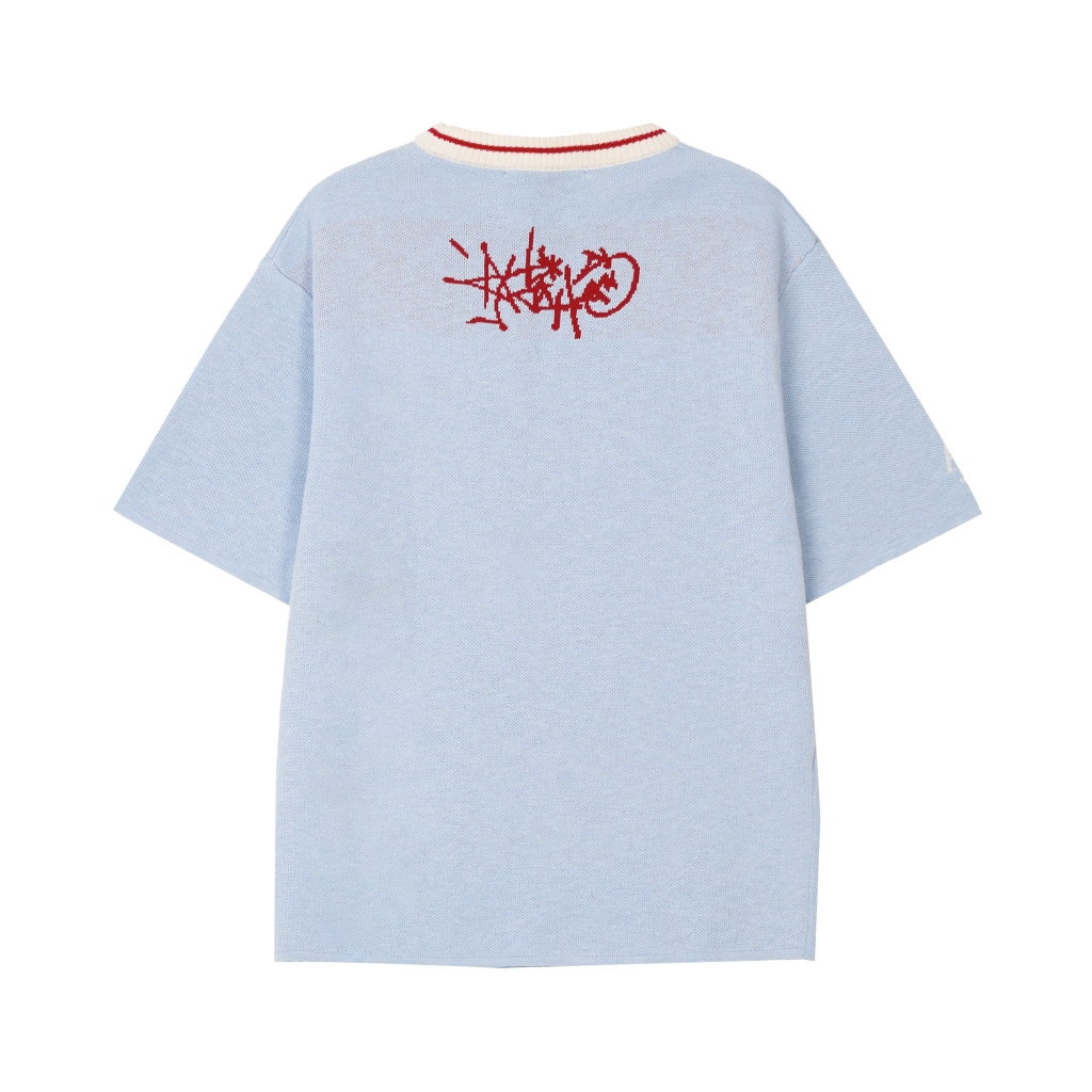 𝐀𝐓𝐘𝐒® 𝐇𝐎𝐌𝐄𝐋𝐀𝐍𝐃 𝐊𝐍𝐈𝐓 𝐂𝐎𝐓𝐓𝐎𝐍 𝐓-𝐒𝐇𝐈𝐑𝐓 (Blue)
