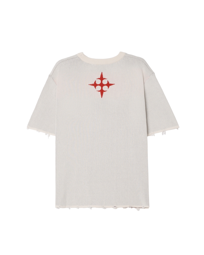 ATYS® NO.3 VARSITY KNIT COTTON T-SHIRT (Kem)