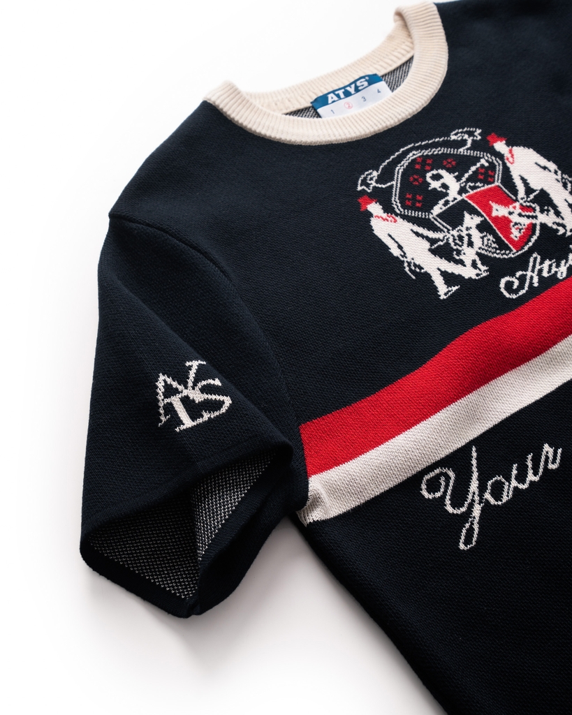 ATYS® 2 LINE REGAL KNIT COTTON T-SHIRT