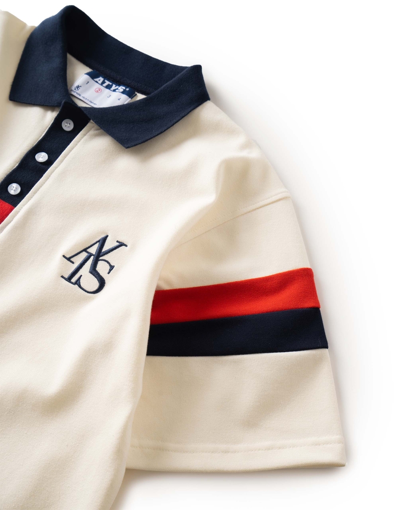 ATYS® TRI-COLOR CLASSIC COTTON POLO