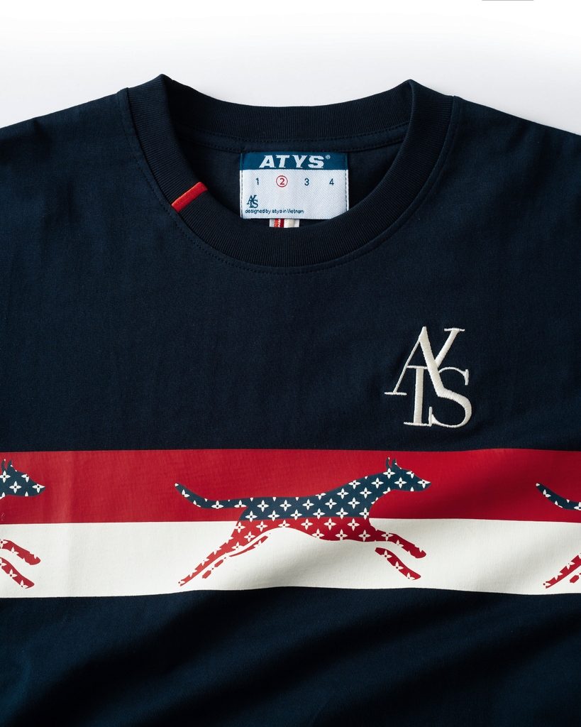 ATYS® 2 - LINE ARISTO HOUND COTTON T-SHIRT