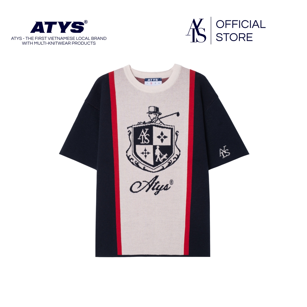 ATYS® HERITAGE CREST KNIT COTTON T-SHIRT