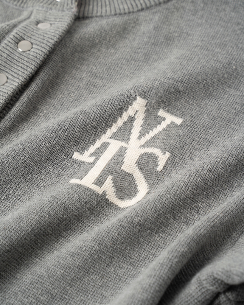 ATYS® TRICOLOR SNAP BUTTON CARDIGAN