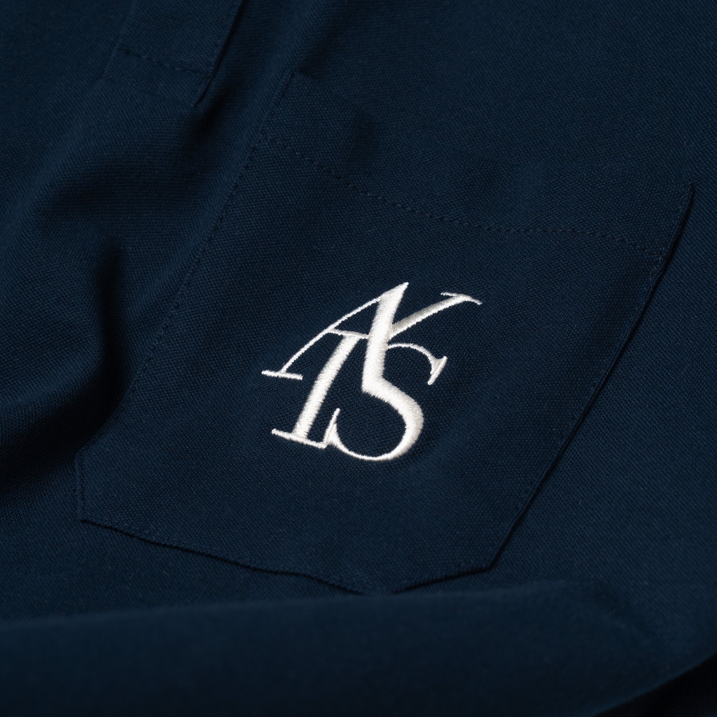 𝐀𝐓𝐘𝐒® 𝐒𝐇𝐎𝐔𝐋𝐃𝐄𝐑 𝐏𝐀𝐓𝐂𝐇 𝐏𝐎𝐋𝐎 𝐒𝐇𝐈𝐑𝐓 (Navy)