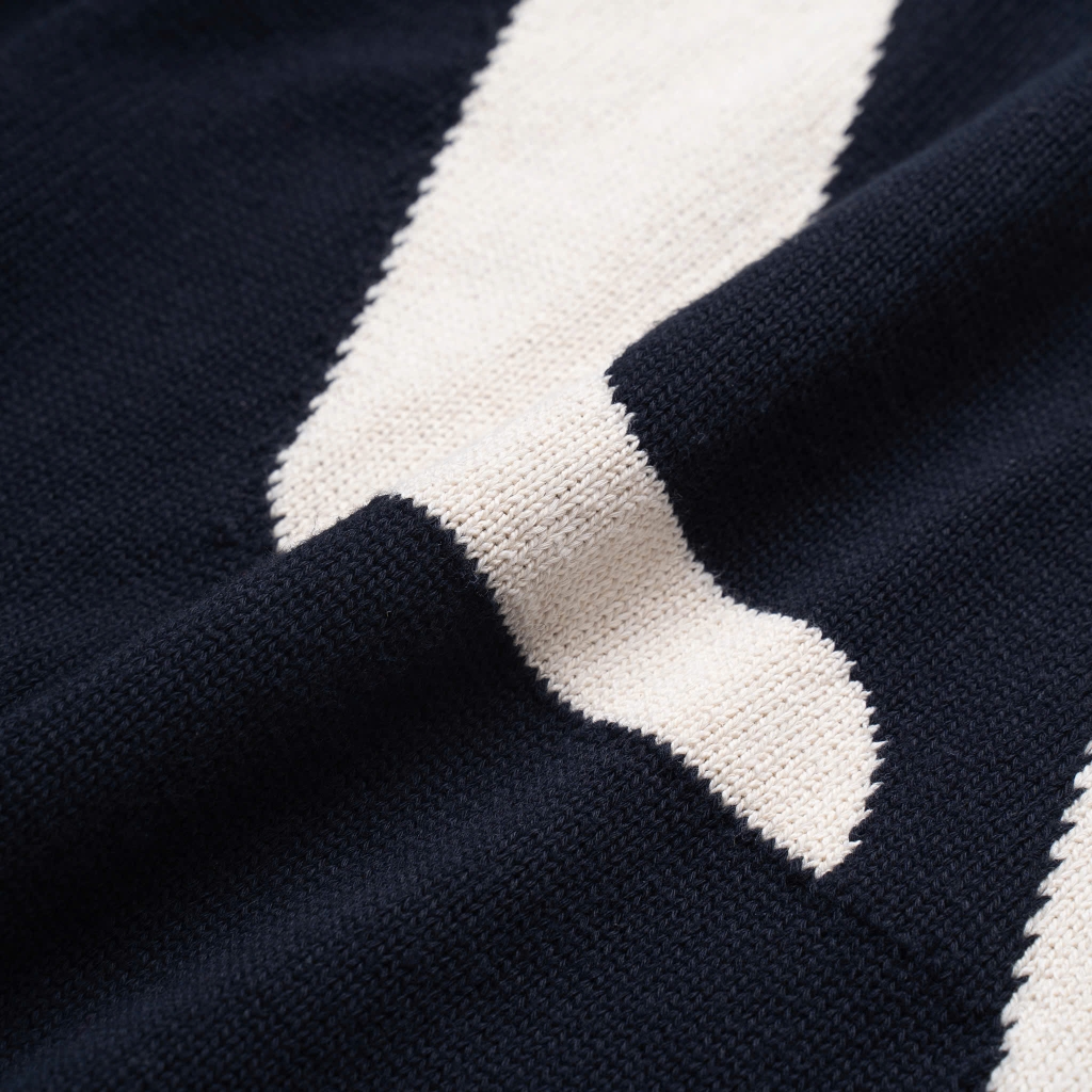 𝐀𝐓𝐘𝐒® 𝐄𝐀𝐑𝐋𝐘 𝐋𝐎𝐆𝐎𝐒 𝐊𝐍𝐈𝐓 𝐂𝐎𝐓𝐓𝐎𝐍 𝐓 - 𝐒𝐇𝐈𝐑𝐓 (Navy)