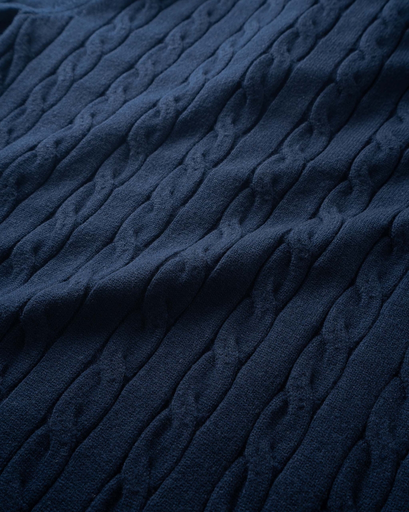 ATYS® HIGH-NECK CABLE ZIP JACKET