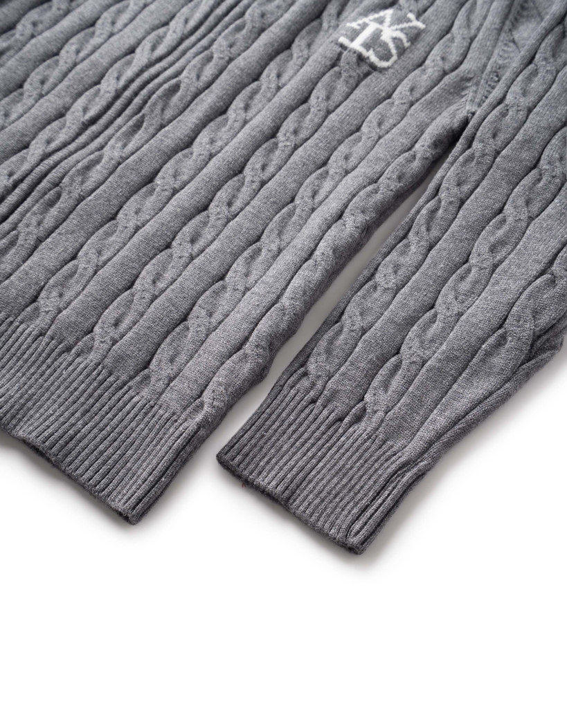 ATYS® HIGH-NECK CABLE ZIP JACKET