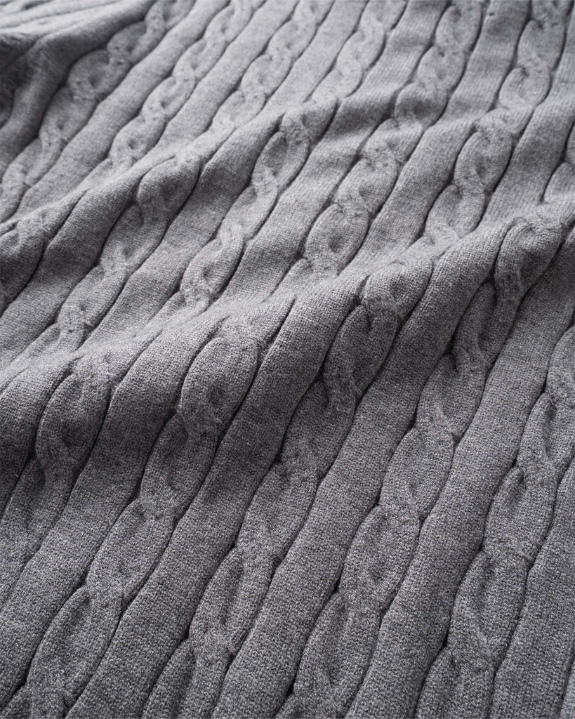 ATYS® HIGH-NECK CABLE ZIP JACKET