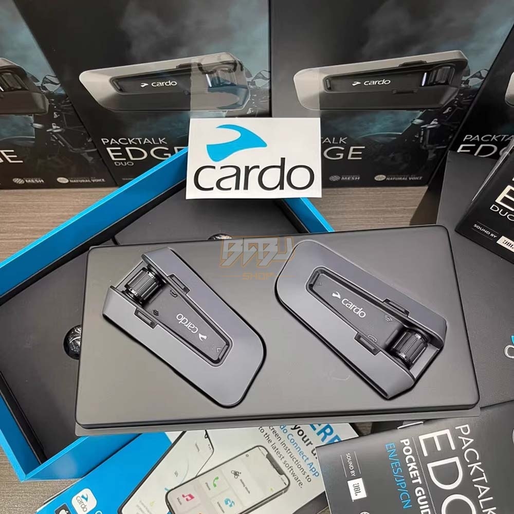 Tai Nghe Intercom Cardo PACKTALK EDGE DMC Chính Hãng – Kết Nối 15 Máy ...