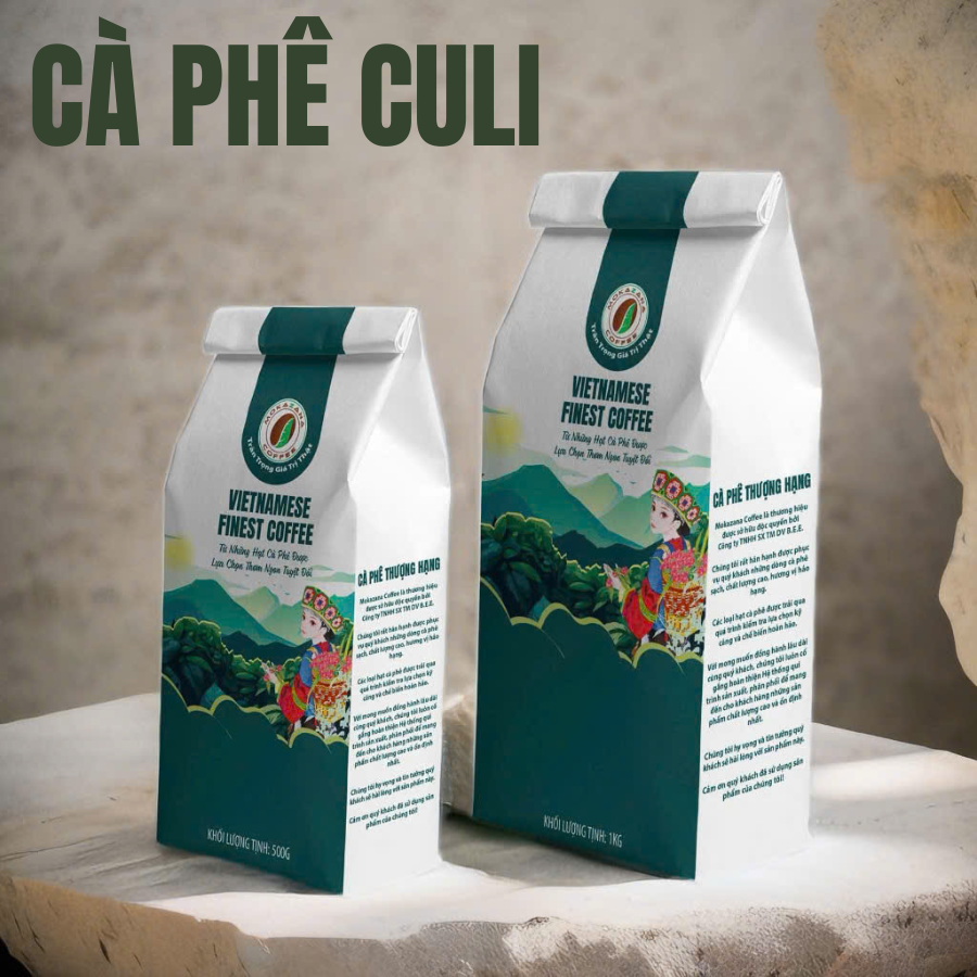 Cà phê Culi rang mộc (Medium)
