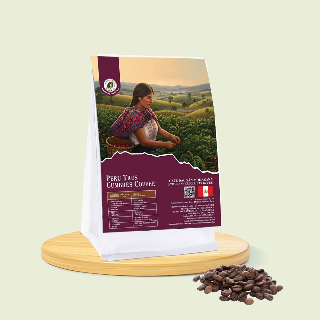 Cà phê Peru Tres Cumbres