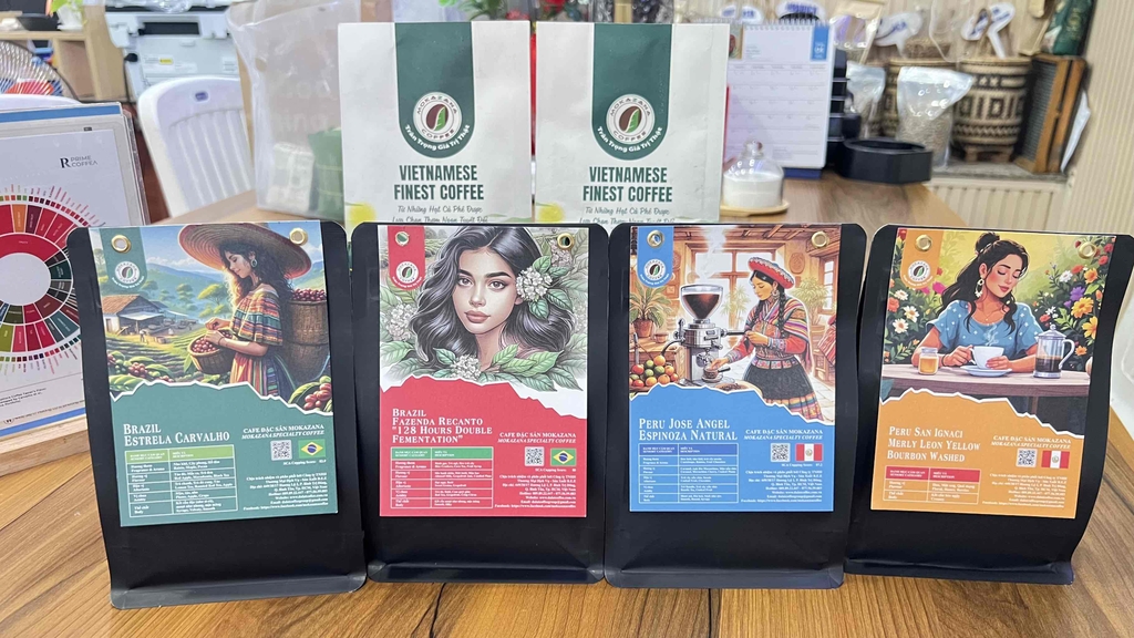 Cà phê Peru Caturra Natural Rang Mộc – Dưa lưới, nho khô, sô-cô-la | Mokazana