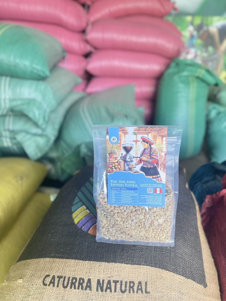 Cà phê Peru Caturra Natural Rang Mộc – Dưa lưới, nho khô, sô-cô-la | Mokazana