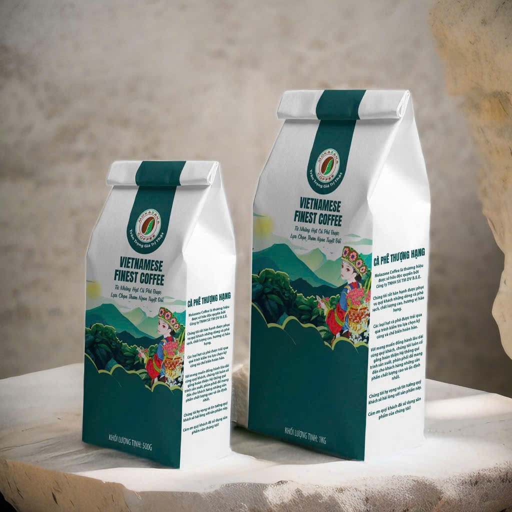 Cafe Hạt Arabica Cầu Đất Nguyên Chất (Rang Vừa)