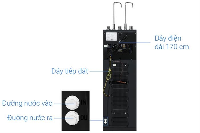 Máy lọc nước RO nóng nguội lạnh Hydrogen Kangaroo KG11A3 11 lõi