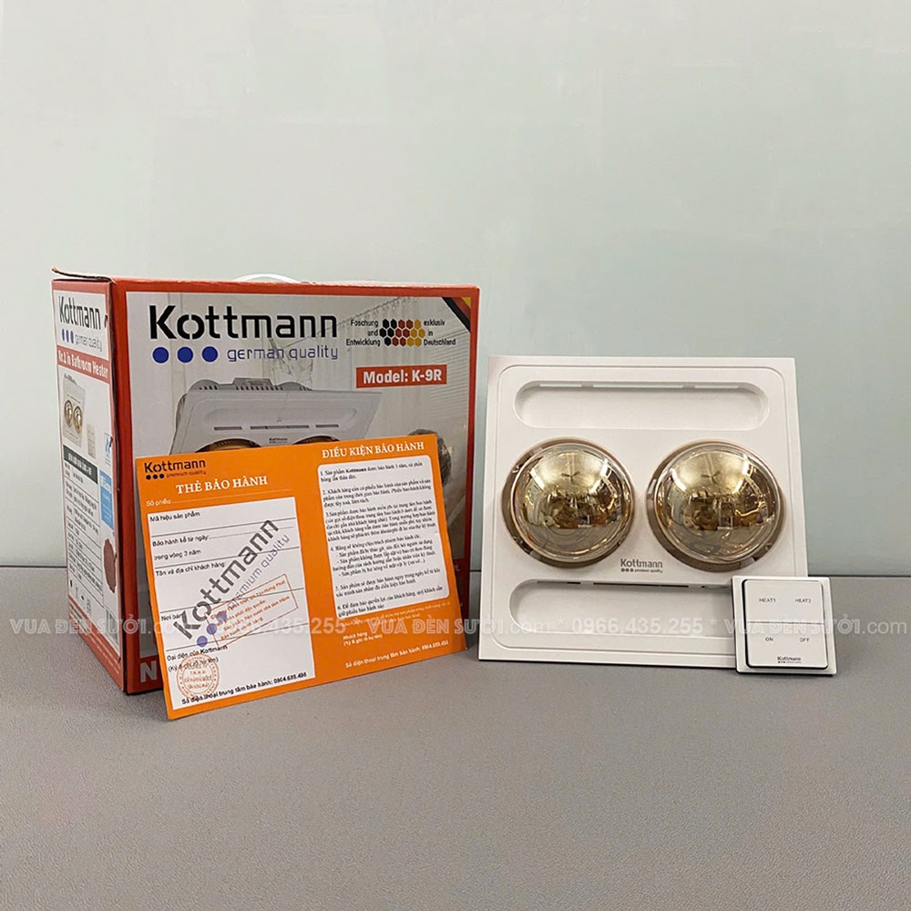 Đèn sưởi âm trần Kottmann K9R