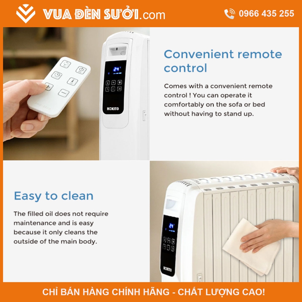 Máy sưởi dầu Hokyto HK-6102E