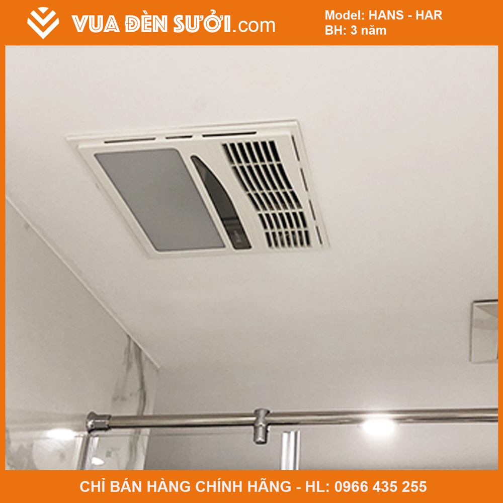 Quạt sưởi nhà tắm âm trần Hans HAR
