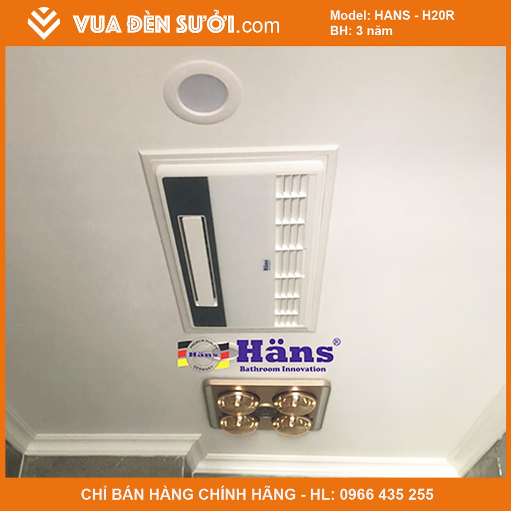 Quạt mát âm trần Hans H20R