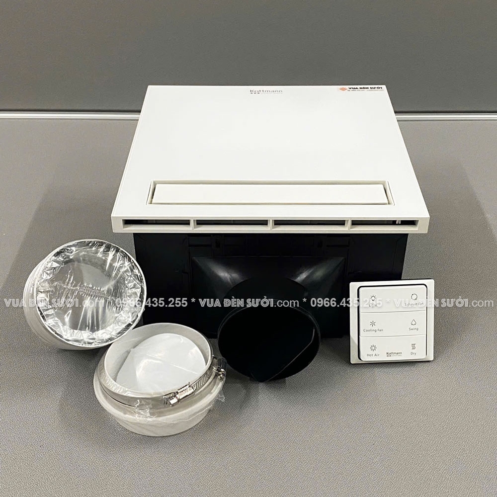 Quạt sưởi nhà tắm âm trần Kotmann K6