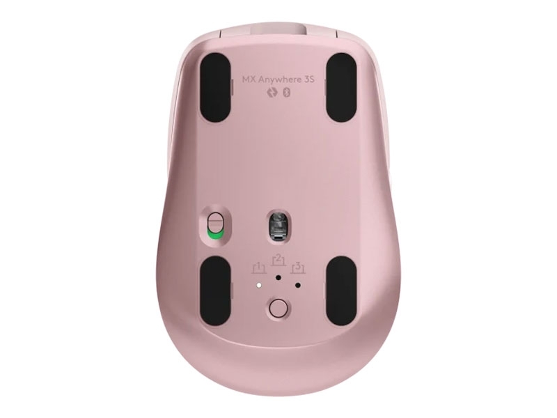 Chuột không dây Bluetooth Logitech MX Anywhere 3S (pin sạc) - Màu hồng