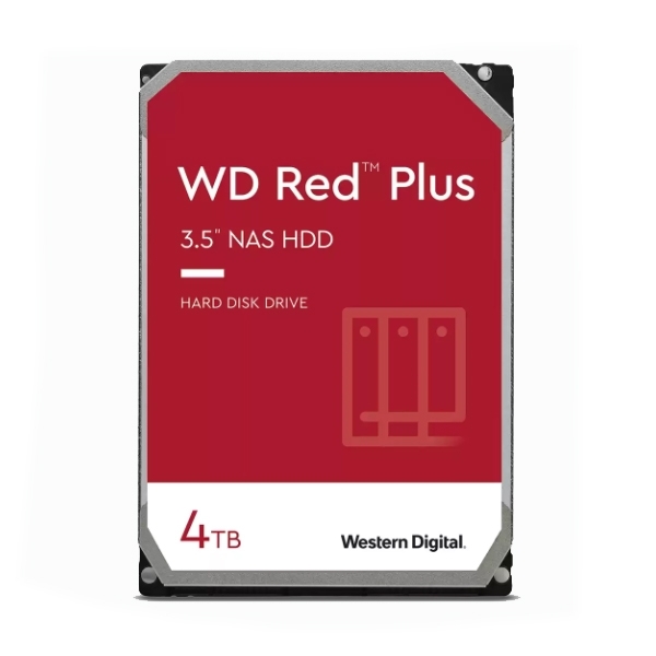 HDD WD Red Plus 4TB 3.5 inch SATA III 256MB Cache 5400RPM WD40EFPX
