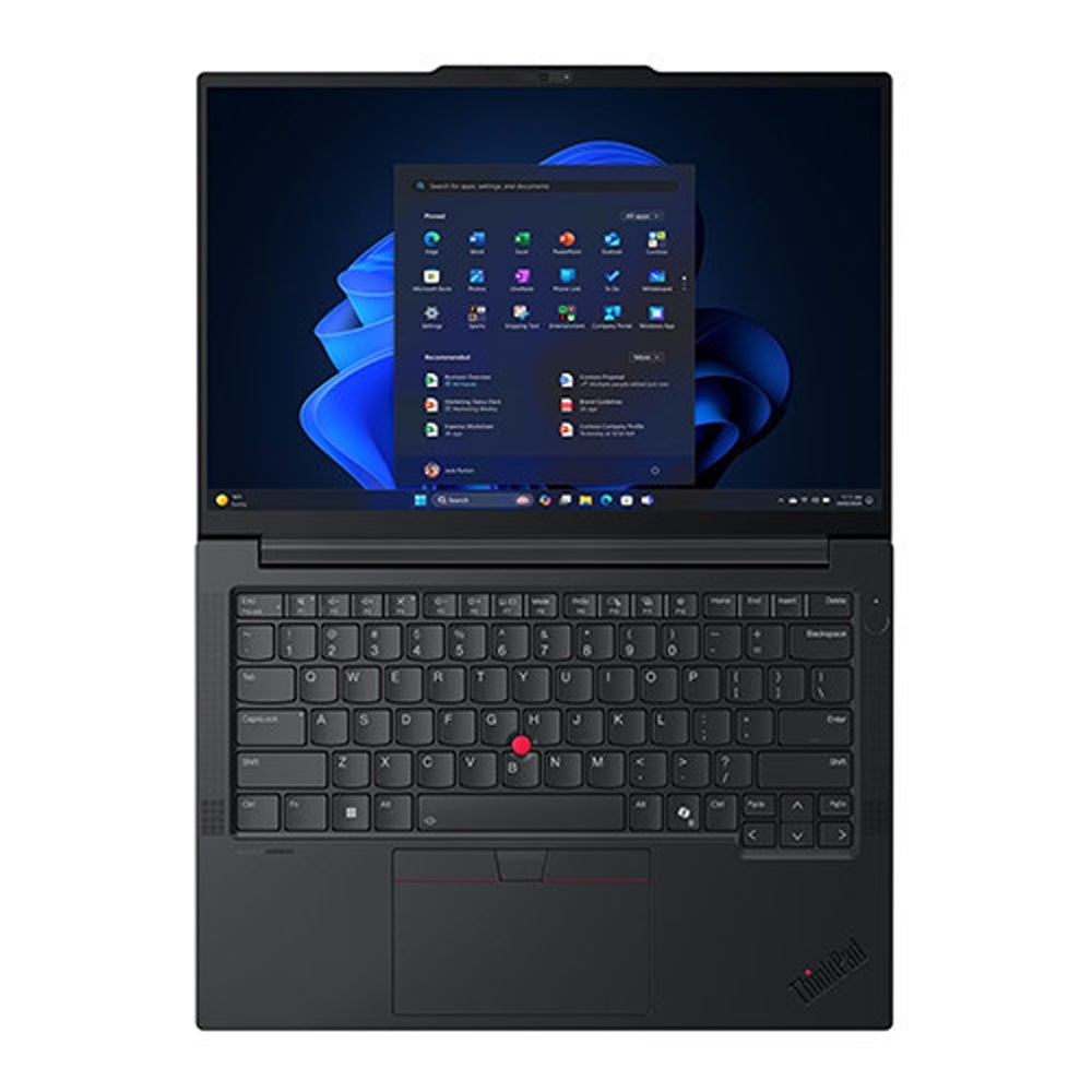 Máy tính xách tay Lenovo ThinkPad E14 G7 (gồm Intel Core Ultra 7 256V, 16GB LP5X 8533, 512GB SSD M.2 2242, 14 inch WUXGA,Fingerprint Reader, WF+ BT, 3Cell 48Wh, NO OS, Eclipse Black, FHD IR Camera, 2Y
