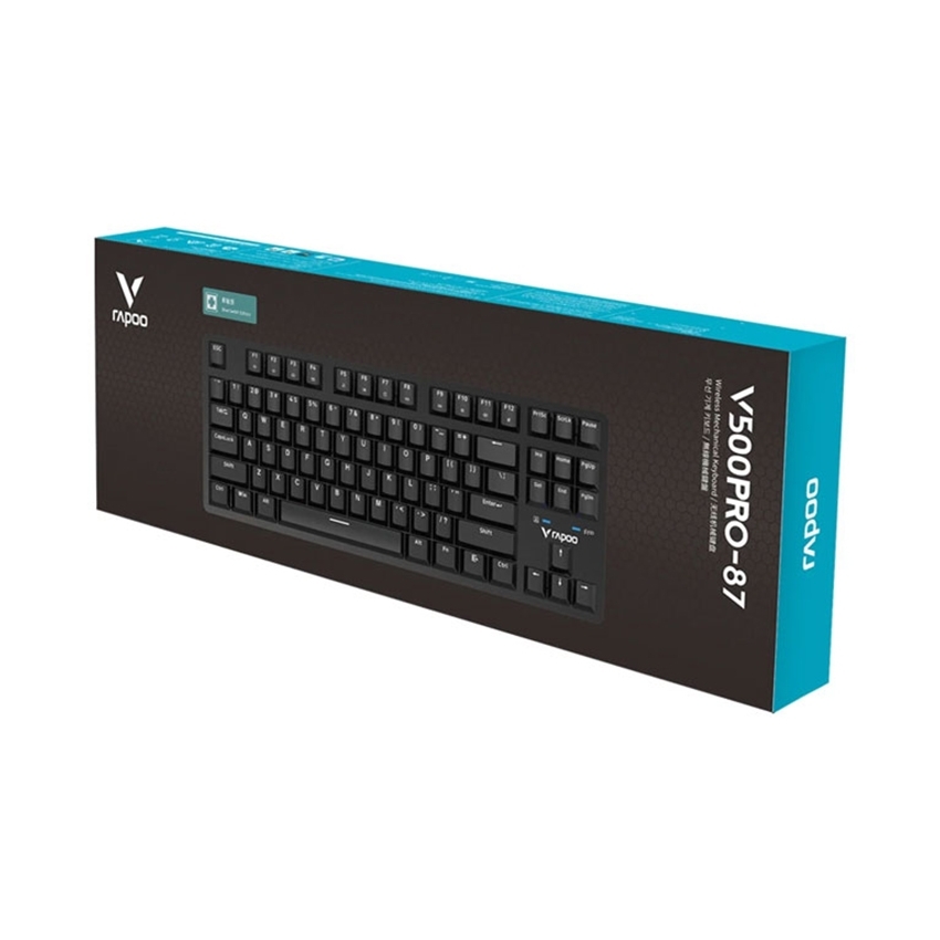 Bàn phím cơ không dây Rapoo V500 PRO-87 TKL Red Switch