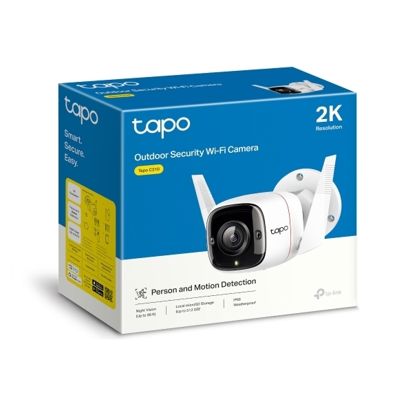 Camera IP Ngoài Trời 3MP TP-link Tapo C310 Trắng - độ phân giải 2K