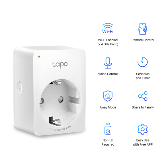 Ổ cắm Wi-Fi Thông Minh Nhỏ Gọn TP-link Tapo P100