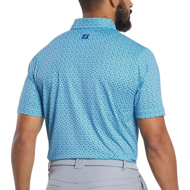 ÁO FOOTJOY Allover Floral Lisle BLUE/AQUA