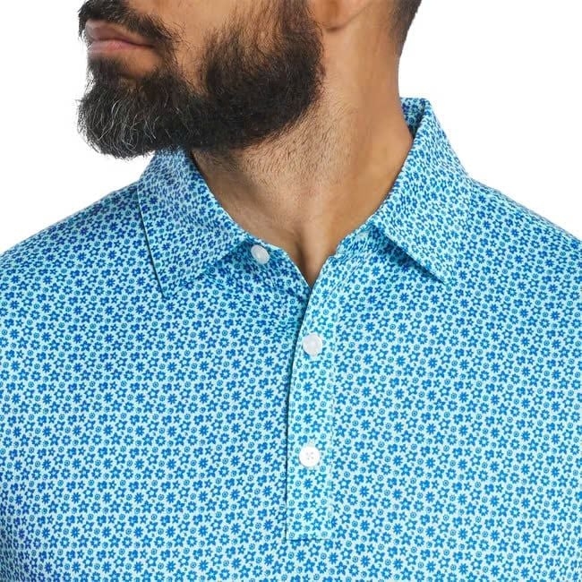 ÁO FOOTJOY Allover Floral Lisle BLUE/AQUA