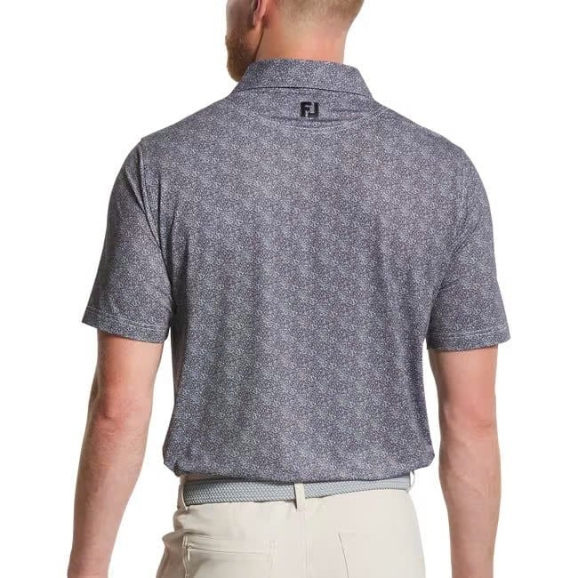ÁO FOOTJOY Speckle Print Lisle BLACK/WHITE