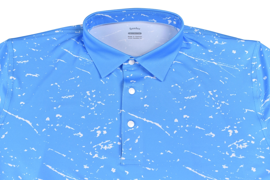 ÁO GOLF HANDEE 6 MÀU  XANH DA TRỜI - WHITE