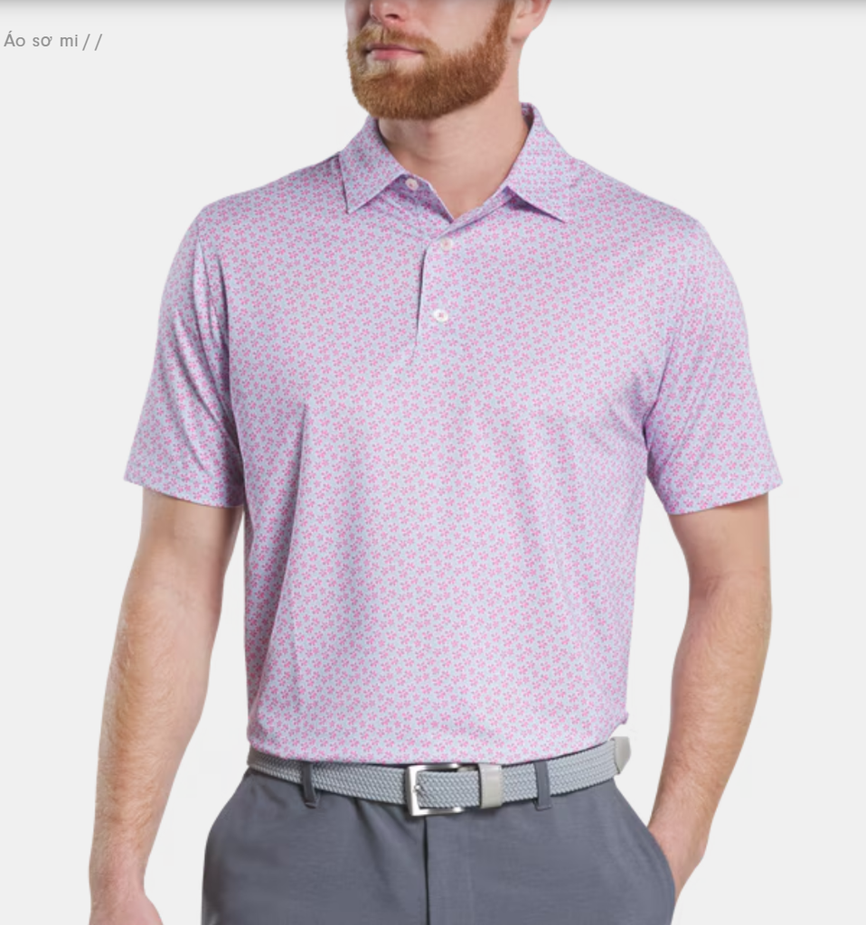 Áo golf hoa Lisle