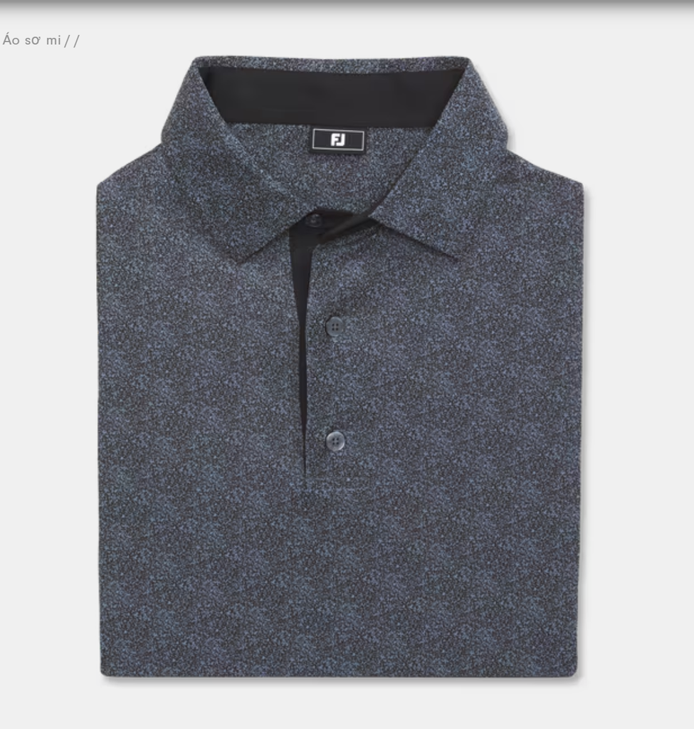 ÁO FOOTJOY Speckle Print Lisle FLINT