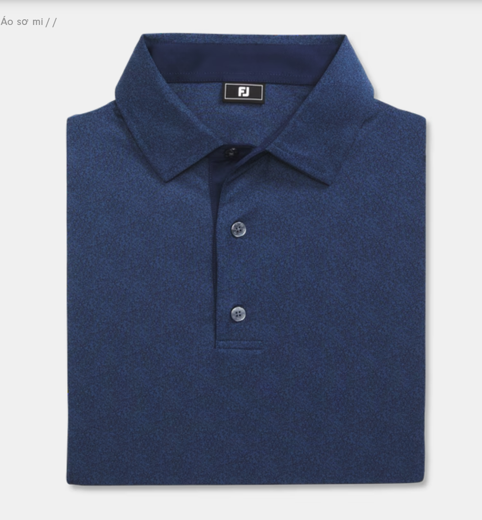 ÁO FOOTJOY Speckle Print Lisle NAVY