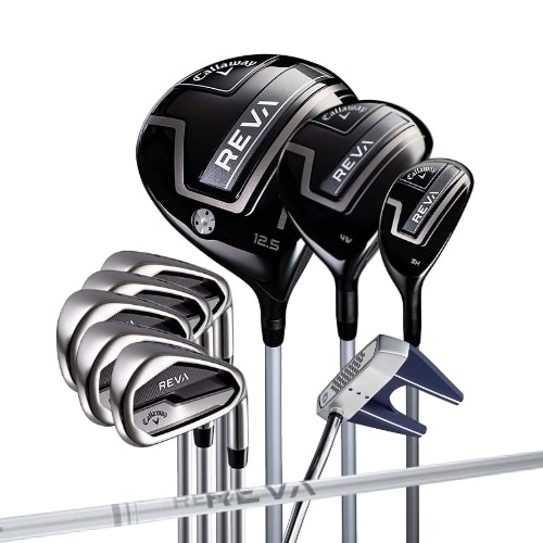 Bộ Gậy Golf Fullset Nữ Callaway Reva Đen (8 gậy)