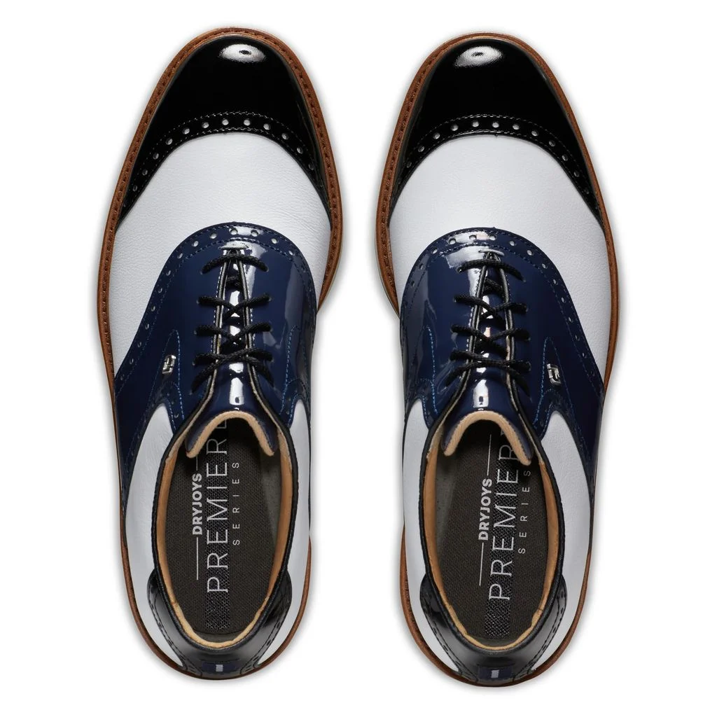 GIÀY FOOTJOY DRYJOYS PREMIERE WHITE/NAVY/BLACK