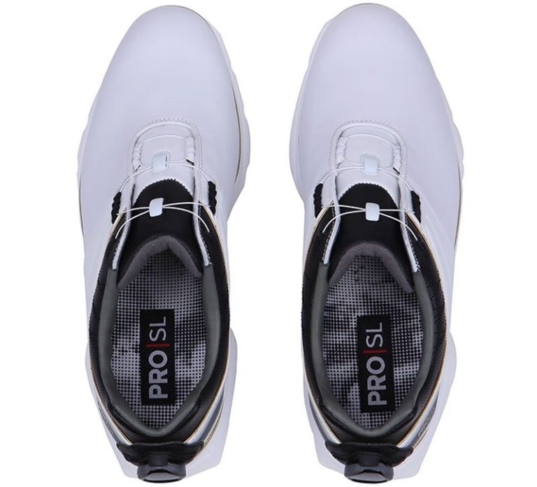 GIÀY FOOTJOY PROSL BOA WHITE/BLACK/GOLD