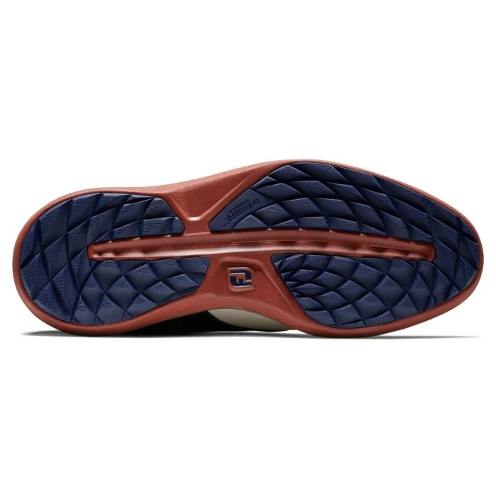 GIÀY FOOTJOY TRADITIONS SPIKELESS CREAM/NAVY