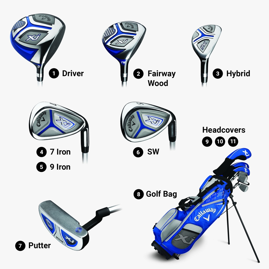 Bộ Gậy Golf Trẻ Em Callaway XJ-3 Junior 12+ (7 gậy)