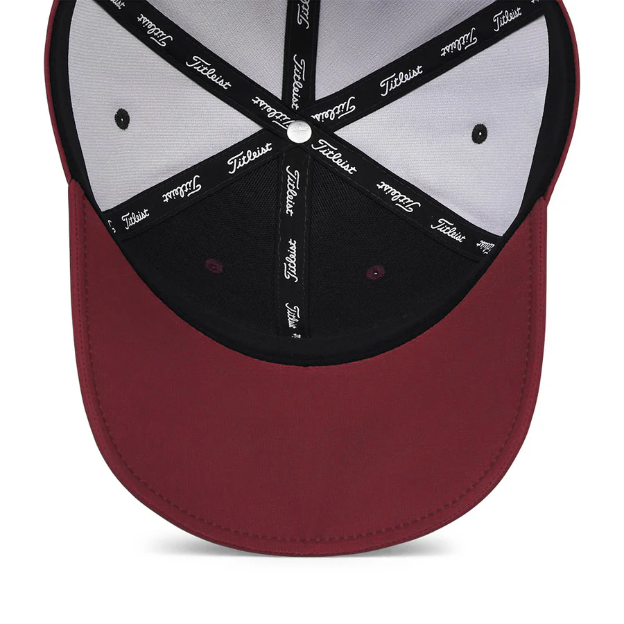 NÓN PLAYERS BALL MARKER BURGUNDY/WHITE
