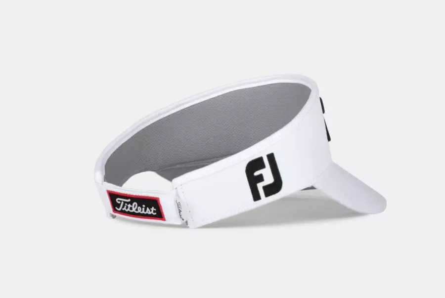 NÓN TOUR PERFORMANCE VISOR STAFF WHITE