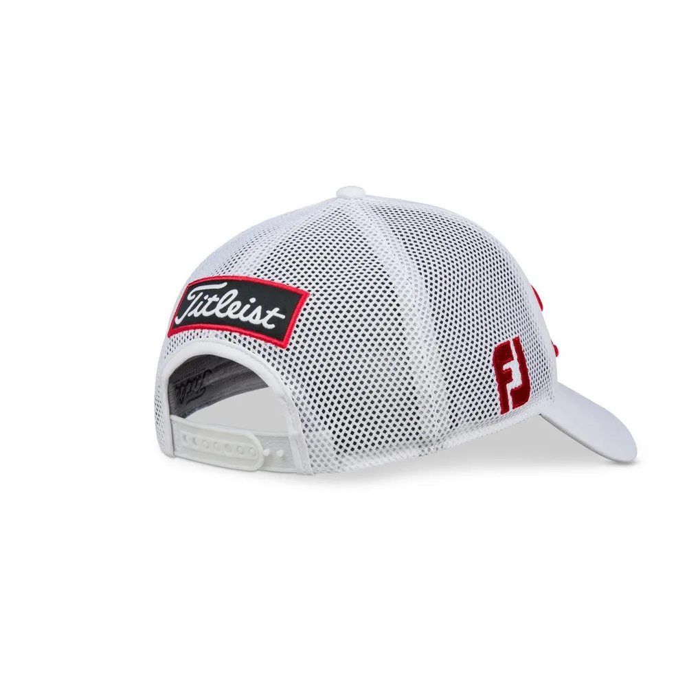 NÓN TOUR PERFORMANCE MESH WHITE/WHITE/RED