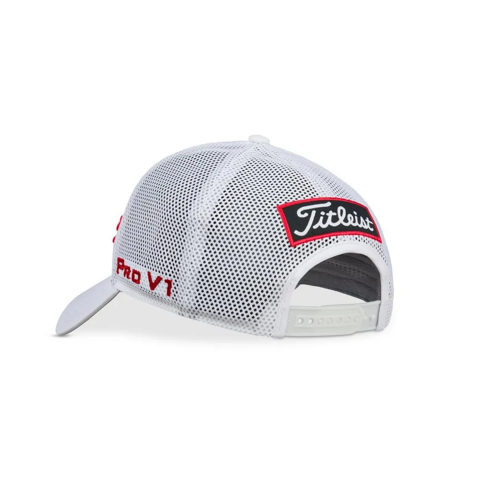 NÓN TOUR PERFORMANCE MESH WHITE/WHITE/RED