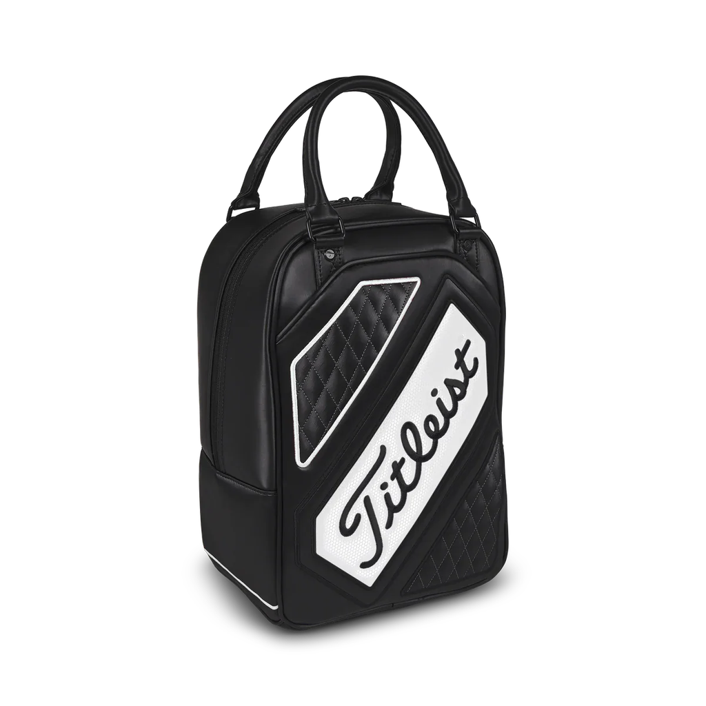 TÚI CẦM TAY SHAG BAG BLACK/WHITE