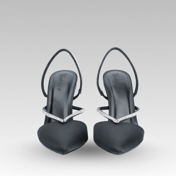 Giày cao gót quai đá mảnh dáng slingback sang trọng – Think Le-V