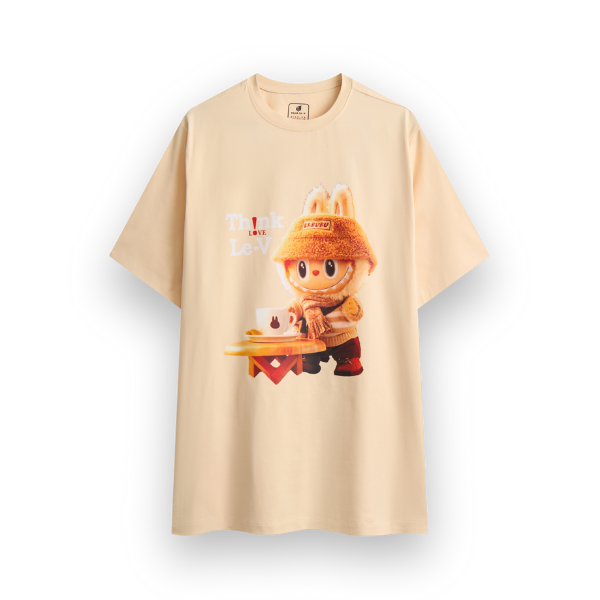 Áo phông  Labubu Capuchino
