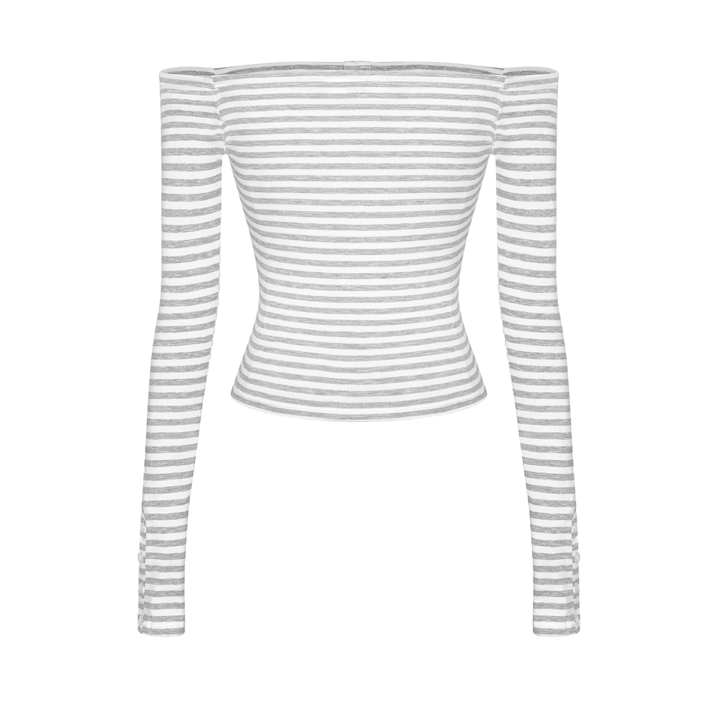 DKMV Blaire Top - Xám trắng - Image 2